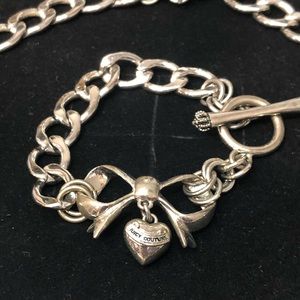 Juicy Couture Silver Bow bracelet